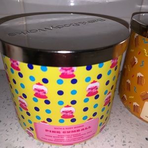 NEW Limited Edition Re-Release Bath & Body Works 3-Wick Candle Pink Gumball